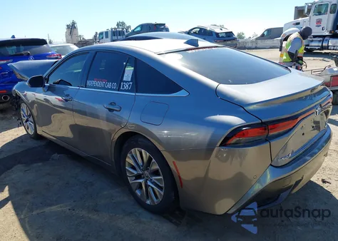 2021 Toyota Mirai Xle z USA, uszkodzony, nr VIN JTDAAAAA4MA003028